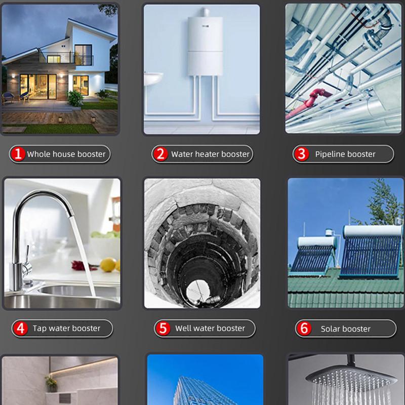 370W/1500W Household Fully Automatic Water Pump Silent Tap Water Booster Pump Stainless Steel Self-Priming Pump