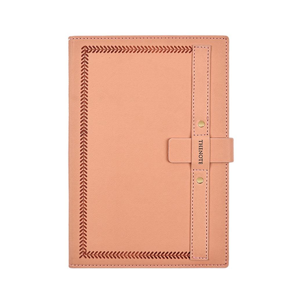 

Обложка из ПУ кожи, деловой офисный блокнот, матовая текстура, студенческий блокнот, дневник, органайзер розовый