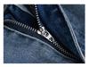 2025 New Chinese Style Embroidered High-Waist Wide-Leg Petite Jeans
