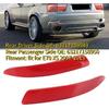 KIMISS Left & Right Rear Bumper Reflector, Car Red Bumper Reflector 63217158949 63217158950 Fit for E70 X5 2007-2013