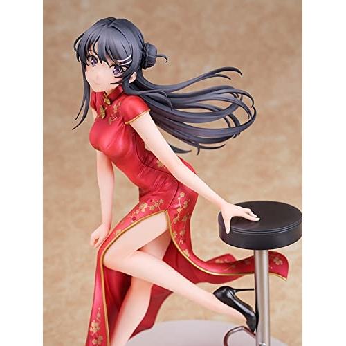 Seishun Buta Yarou Bunny Girl Senpai Mai Sakurajima, китайское платье, раскрашенная фигурка в масштабе 1/7