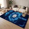 Personalized Crystal Velvet Carpet Manchester City Pattern Non Slip Floor Rug