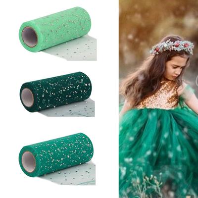 Sparkly Versatile Packing Ribbon Useful Exquisite Workmanship Tulle Roll