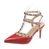 Women's Fashion Sexy 2025 New Buckle Rivet Decorated Pointed High Heels Dress Dating Wedding Banquet Party Stiletto High Heels
