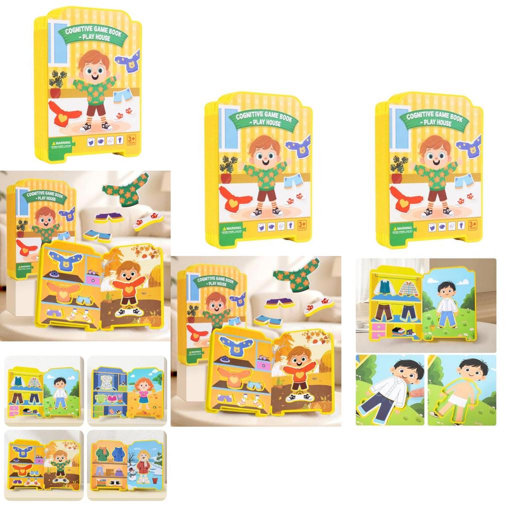 Educational Puzzle Dress Up Toy With Eva Material For Early Learning And Quiet Book Fun