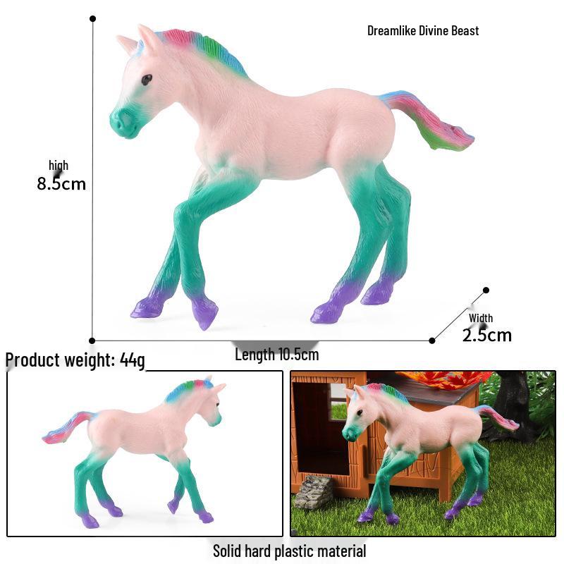 European Mythology Pegasus & Unicorn Children's Toy Figurine Set