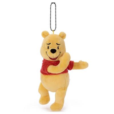 TAKARATOMY A.R.T.S. Disney Character Funny Face Ball Chain Mascot Winnie the Pooh N Plush Toy, Approximately 18cm Tall
