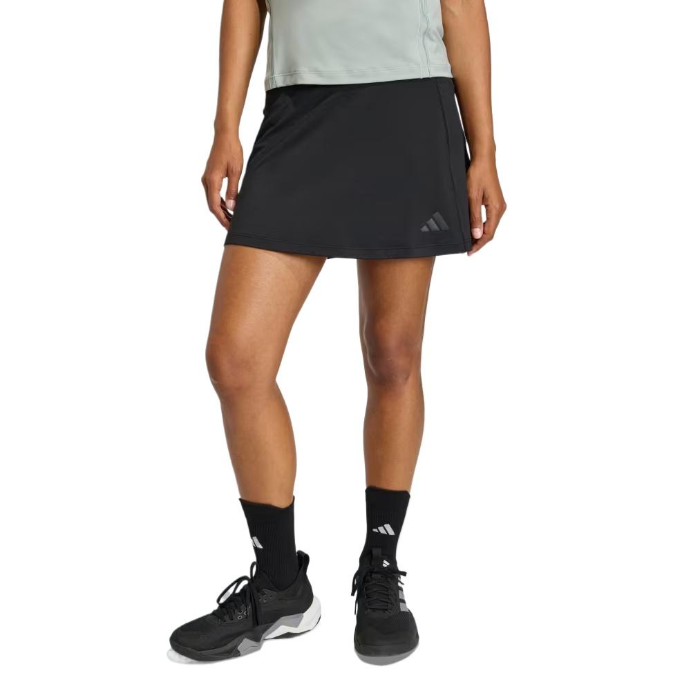 (WMNS) adidas Optime Skort With Integrated Bike Shorts 'Black Carbon' Women's KS2567