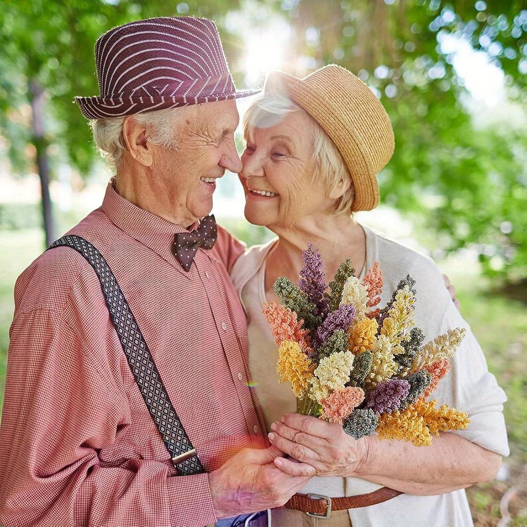 12pcs Multicolor Artificial Flowers Suitable for Home Wedding Party Office Autumn Thanksgiving Christmas Celebration DIY Bouquet, Photography Props