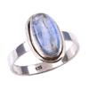 Natural Kyanite Gemstone Handmade 925 Solid Sterling Silver Gift Ring S.9 q6N06