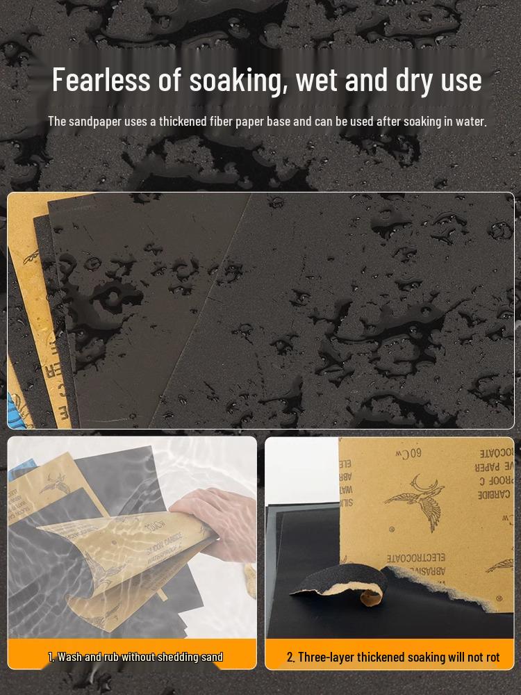 Șmirghel Fin Superfin Manual Brand Eagle, Granulație 2000, pentru Lustruire Lemn, Metal și Pereți