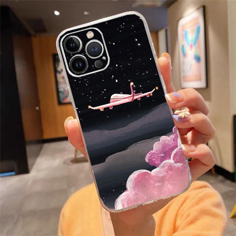 Phone Case For Iphone 17 Pro Max Air 16 15 14 13 Pro Max 15 16 Pro 15Plus Stars Space Astronaut