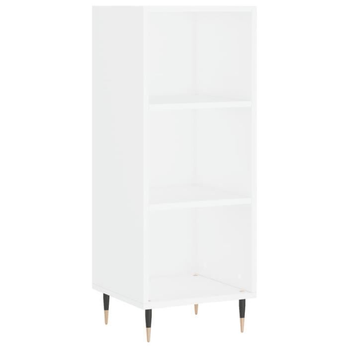 VidaXL White Buffet 34.5x32.5x90 Cm Engineered Wood 828708