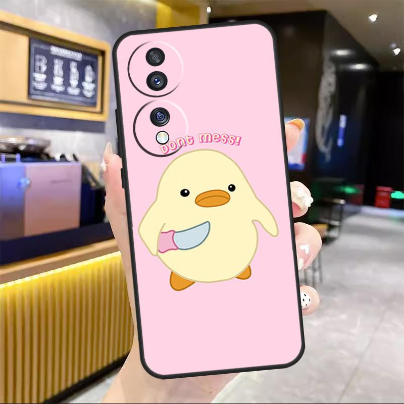 

Cartoon Duck Knife For Honor Magic 7 Lite 5 6 8 Pro Case For Honor Win RT X9c X9a X9b X8b X8c 200 400 50 70 90 Honor Magic7 Pro