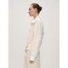 Longmei Women's High Neck Long Sleeve Top - Early Spring 2026 VKC Style, Simple Commute, Half-Open Collar Shirt