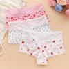 Europa & Amerika Schattige Zoete Dames Slipjes met Print en Kant - Comfortabele & Ademende Slips.