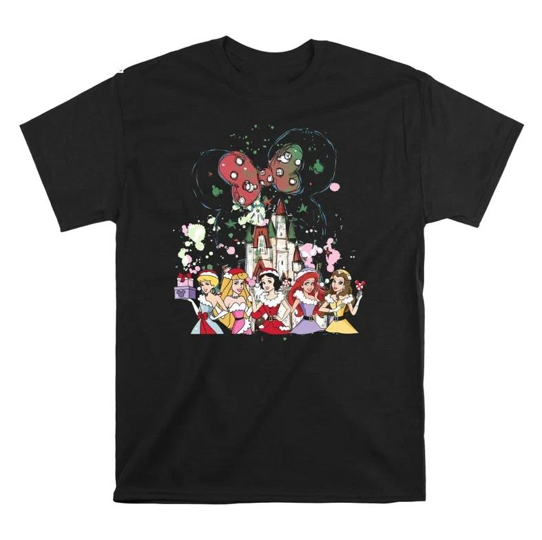 Cute Princess Christmas Tshirt Unisex S