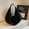 Women Suede Shoulder Bag Crossbody Bag Adjustable Strap Hobo Purse Vintage Frosted Suede Satchel Bag Solid Color Tote Handbag