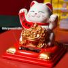 Stampo Gatto Fortunato Cartone Animato Alimentato a Energia Solare Buon Simbolismo Braccio Oscillante Gatto Fortunato Che Saluta Figurine della Fortuna Decorazione Gatto