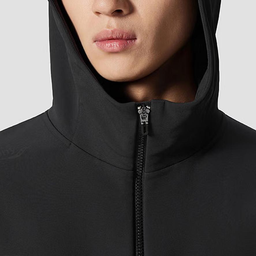 Saucony Woven Hooded Zip Jacket Men jackets Black SR2269WJ20L-BK001