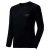 [Montbell] 1107654 Super Merino Wool M.W. (Medium Weight) Round Neck Shirt Men's Black Size M