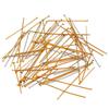 Gold Vacuum-Plated Colorfast Stainless Steel T-Pin for Jewelry and Beading DIY Projects