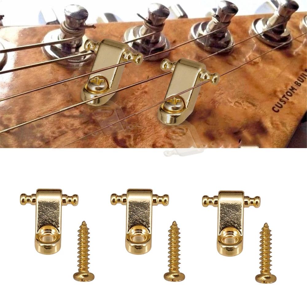 

Accessories Mounting Guitars Tree Guide Strings Retainer Roller String Trees Electric Guitar Parts чорний