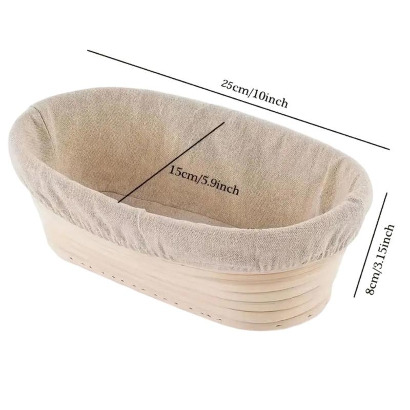 Ensemble Professionnel de Porte-Pain Lot de 2 avec Couvercles Préformés Idéal pour le Pain au Levain et le Pain de Blé Artisanal