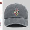 Pc Unisex Wolf Head Pattern Printed Baseball Cap with Colorful Wolf Print Design Sun Hat Hunting Decor Hat Adjustable Strap