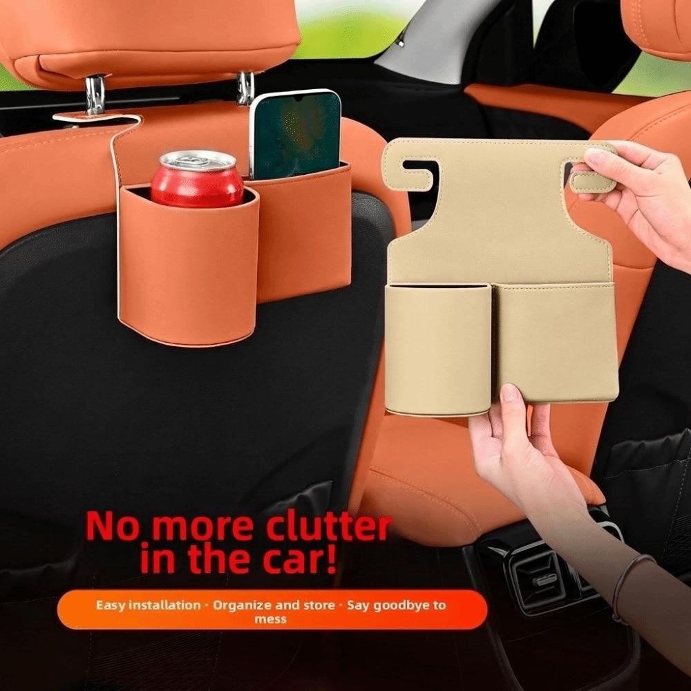 Multi-functional Car Seat Back Storage Box Waterproof Car Trunk Organizer Rear Seat