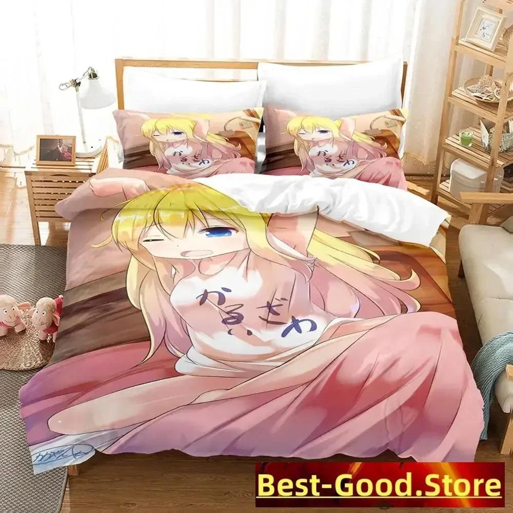 Gabriel Dropout 3D Anime parure Printed Bed Set Duvet Cover Pillowcase Bedding Set Linen Sheet Quilt Cover Queen King Size