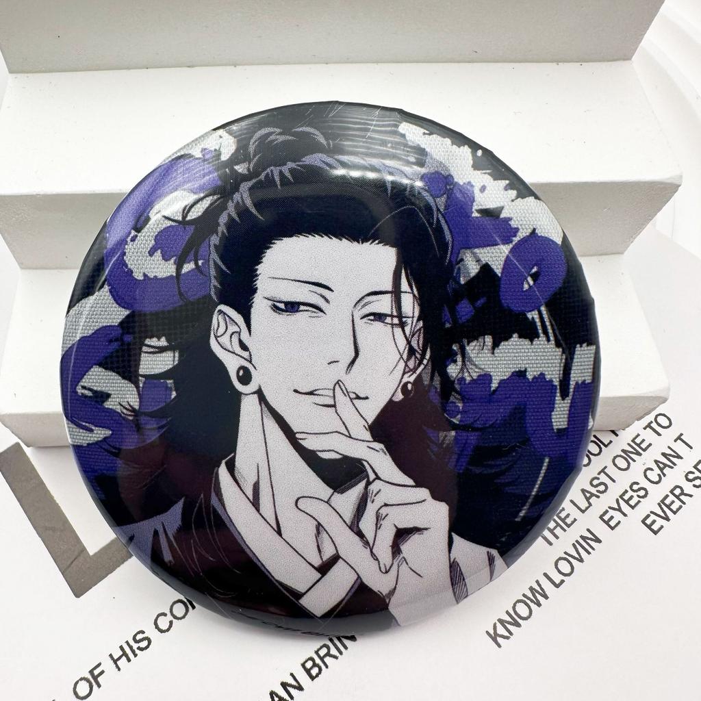Jujutsu Kaisen Anime Cartoon Charakter Abzeichen Rucksack Anhänger Hoher Wert Brosche Fan Merchandise Niedliche Accessoires Geschenk Für Fans