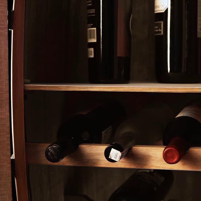 Wine Rack - Creative Cooper - Wooden Barrel - 80x50 Cm - Oak - Handmade