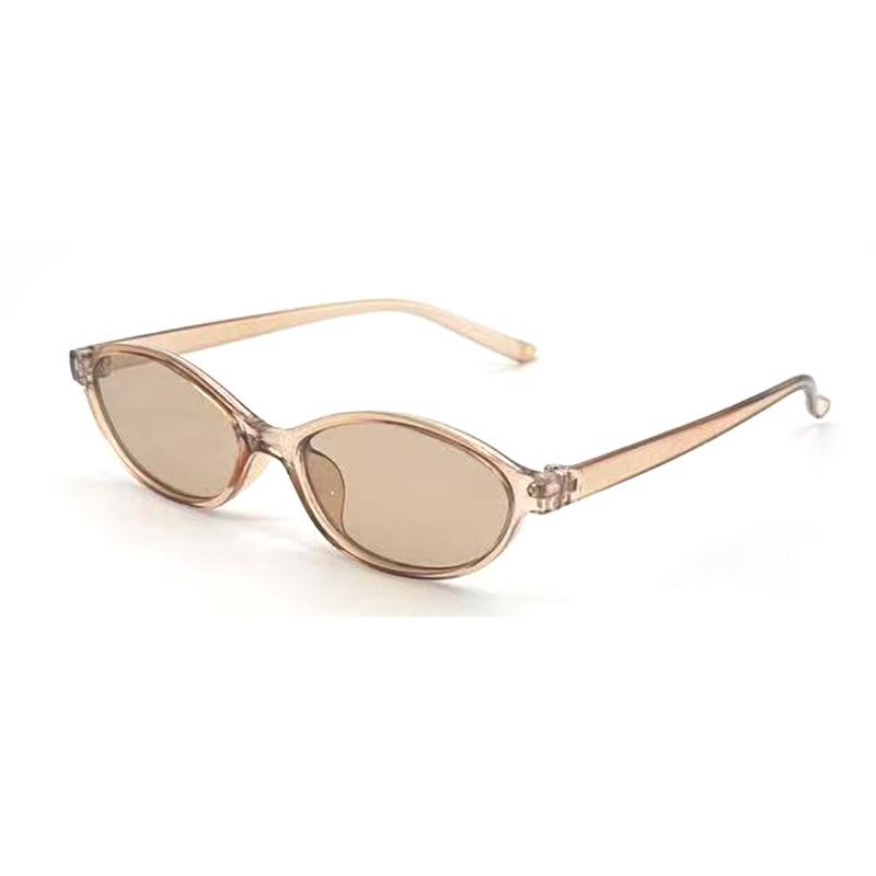 Retro Y2k Sunglasses Face-Slimming Small Frame Oval Sunglasses High-End Oval Sunglasses High-Quality For Beach Trips Outdoor