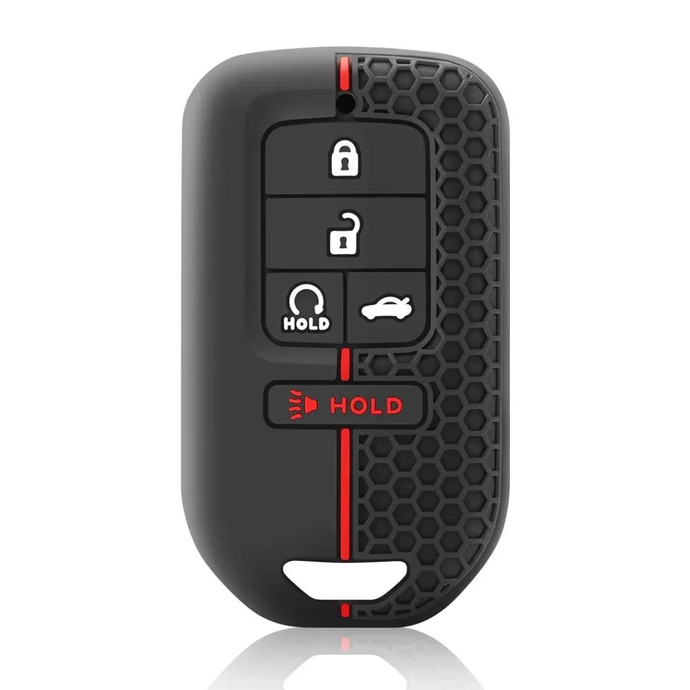 Silicone Car Remote Key Case Cover For Honda CRV CR-V Fit Civic Accord HR-V HRV City Odyssey XR-V Protector