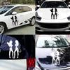 Angel Devil Girl Vinyl Decal, Car Body Side Sticker, Cool Anime Silhouette Art, Waterproof Auto Exterior Accessory