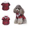 Cute Striped Dog Tuxedo Tailcoat Wedding Outfit Gentleman Pet Suit with Bow Tie for French Bulldog Halloween Costume