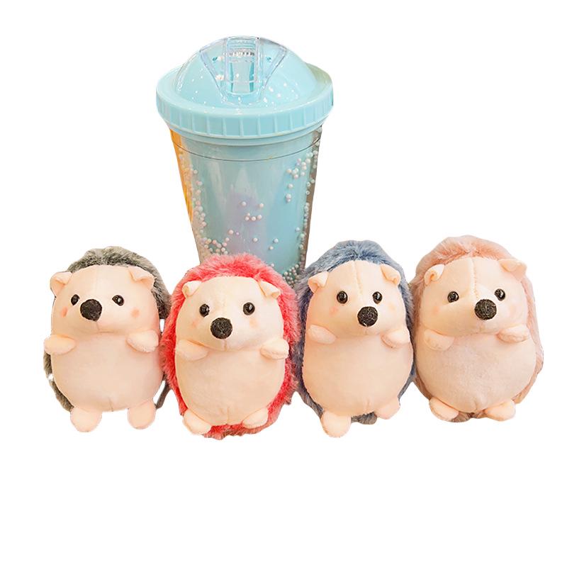 Adorable Hedgehog Plush Keychain Backpack Pendant Doll