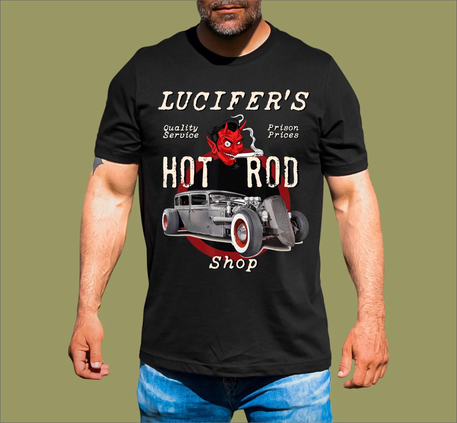 LUCIFERS HOT ROD SHOP T-SHIRT 2XL
