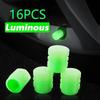 4-20PCS Luminous Car Tire Valve Cap Fluorescent Night Glowing Decor Motorcycle Bike Wheel Nozzle Dustproof Tyre Valve Stem Caps Stem Caps1
