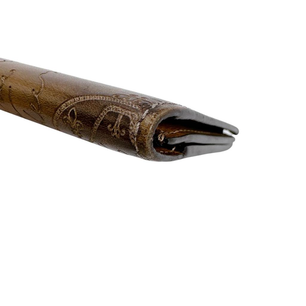 Berluti Calligraphy Long Wallet purse leather Brown unisex Used