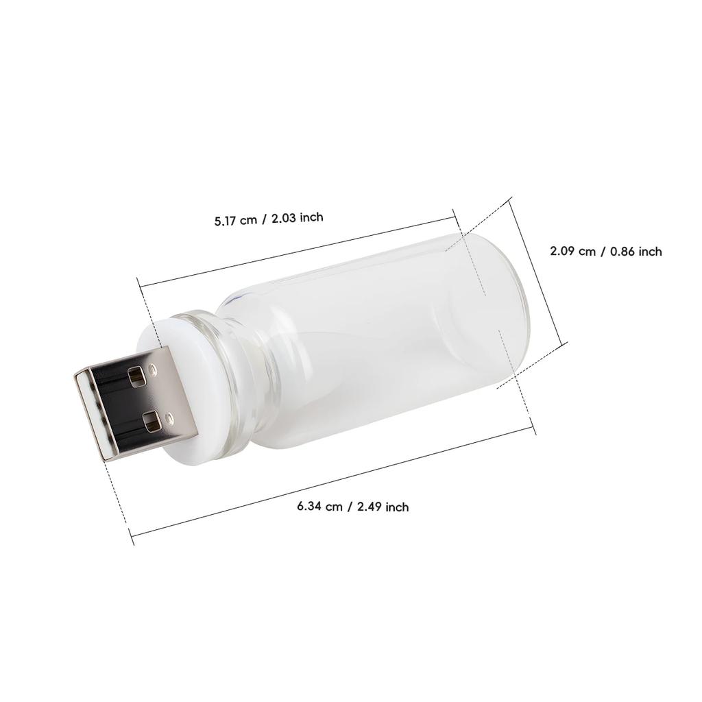 1x Car USB LED Rainbow Color 5V Retro LED Bulbs RGB Night Light Yellow Candle style Camping Incandescent Decorative LED Lighting