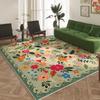Tappeto Boho Floreale Lavabile in Lavatrice per Piccola Area Antiscivolo a Pelo Basso Tappeti da Lancio per Ingresso Cucina Porta d'Ingresso Tappeto Decorativo da Interno