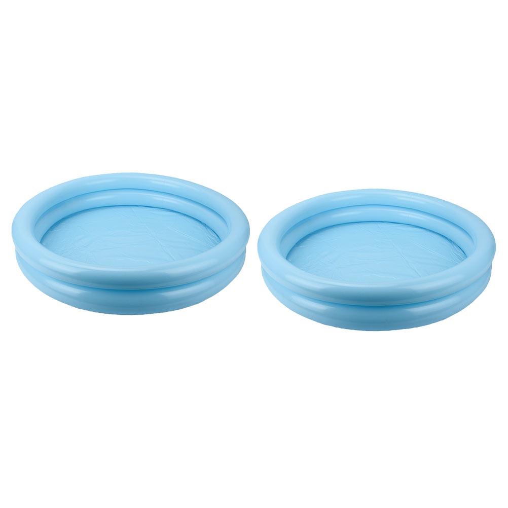 2 Pcs Sandbox Inflatable Child Toy Toys Portable Pool Tray Plastic Fishing Game