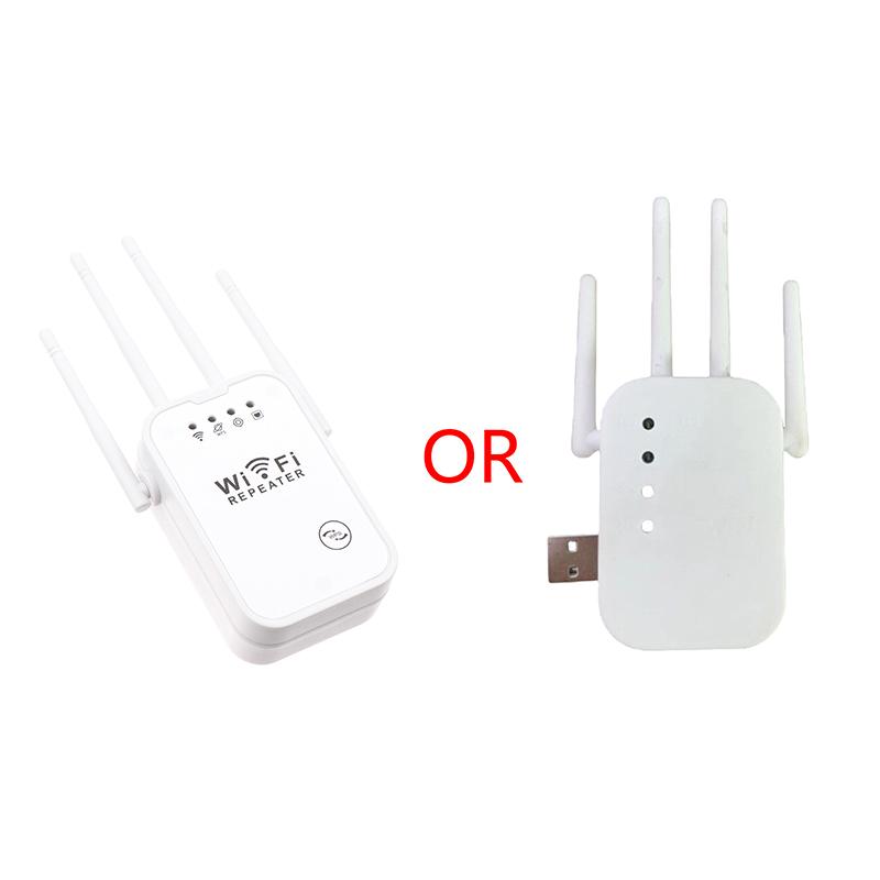 1Pc Wifi Router Long Range Signal Booster Router 300Mbps Wireless Repeater 2.4G Wifi Signal Extender Amplifier