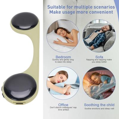 Reproduktor v polštáři s kostním vedením 10 uklidňujících zvuků Bluetooth Reproduktor pod polštář Stereo Bas Bílý šum s časovačem pro spaní