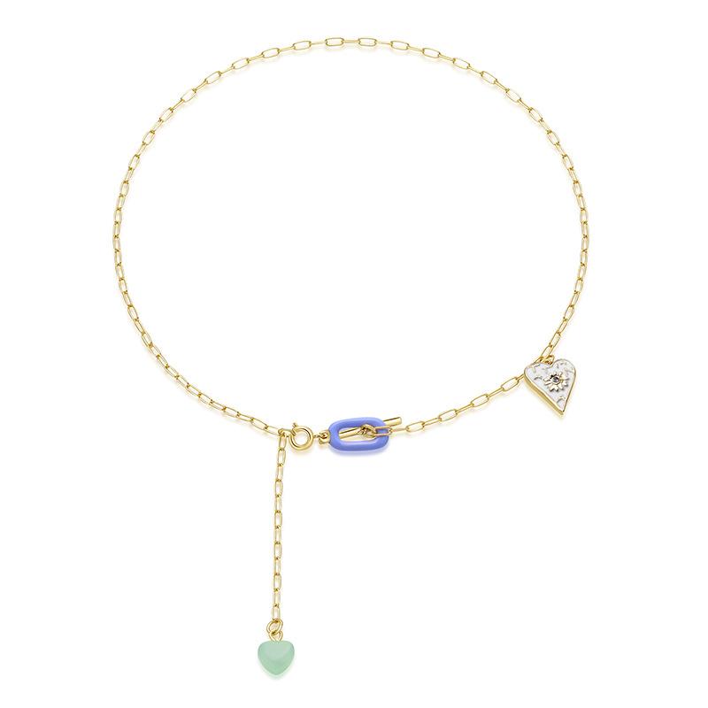 

Heart Minimalist Exquisite Pendant Necklace In Durable Titanium Steel For Stylish Unisex Fashion