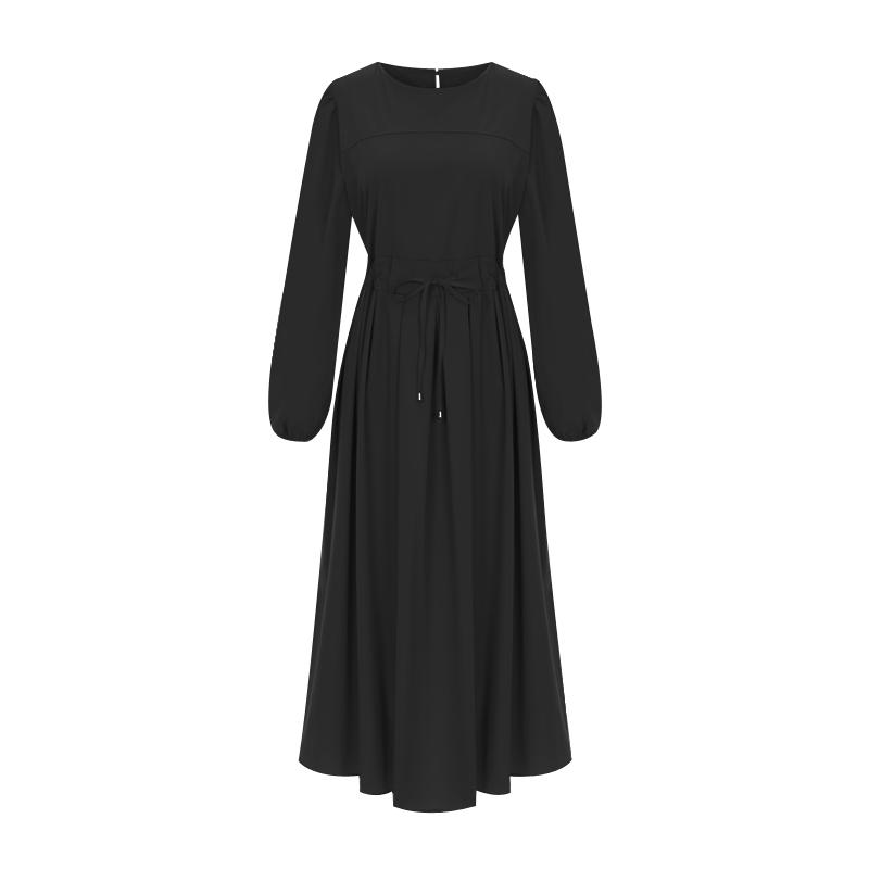 T View Round String Flare Dress_V6A-Cop006