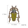 1PC Vintage Big Beetle Insect Brooch Enamel Animal Badge Corsage Pins Gift