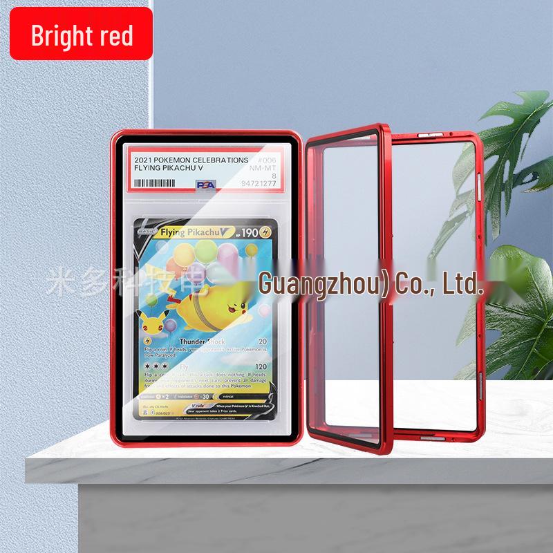 Aluminum Alloy Tempered Glass Protective Cover for PSA, BGS, CGC Rated Cards